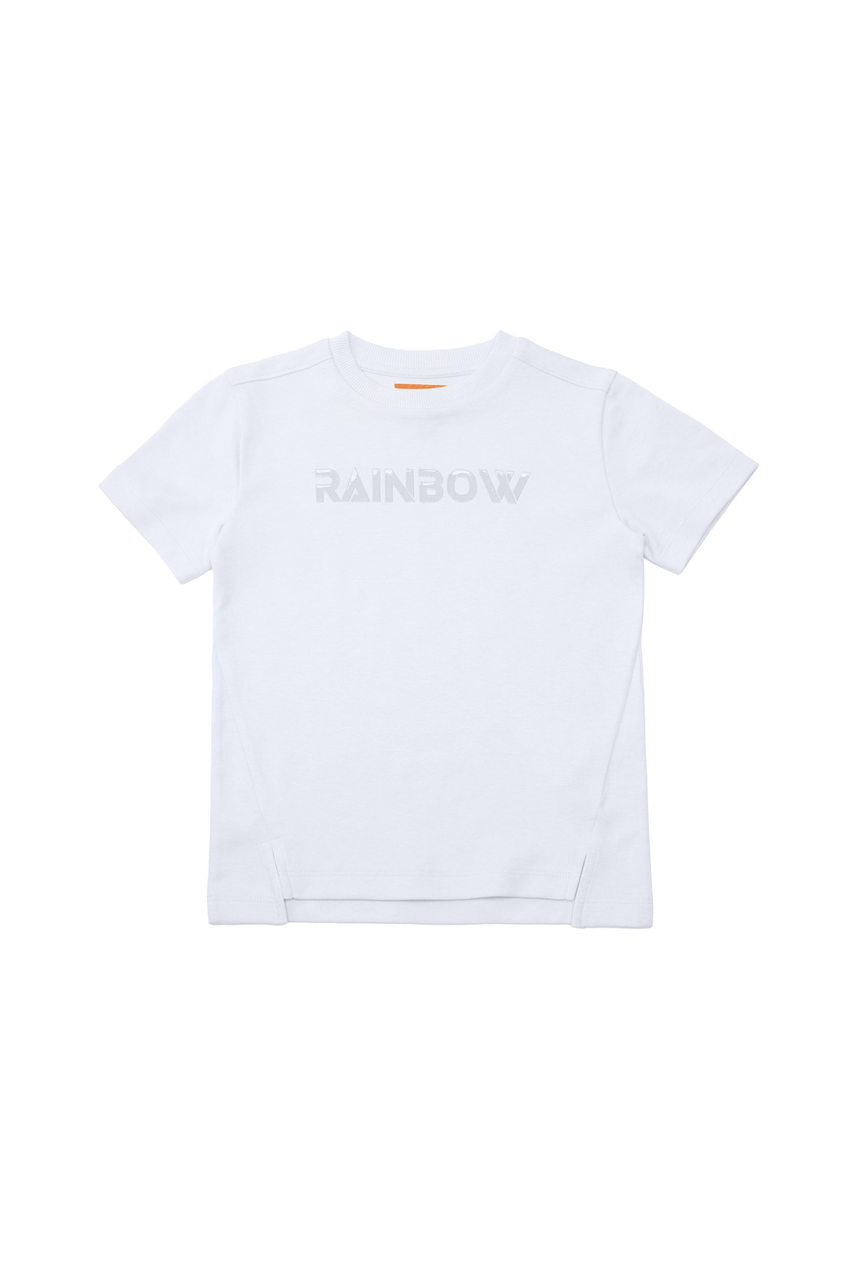 Crew Neck Shiny Printed T-Shirt