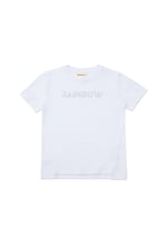 Crew Neck Shiny Printed T-Shirt