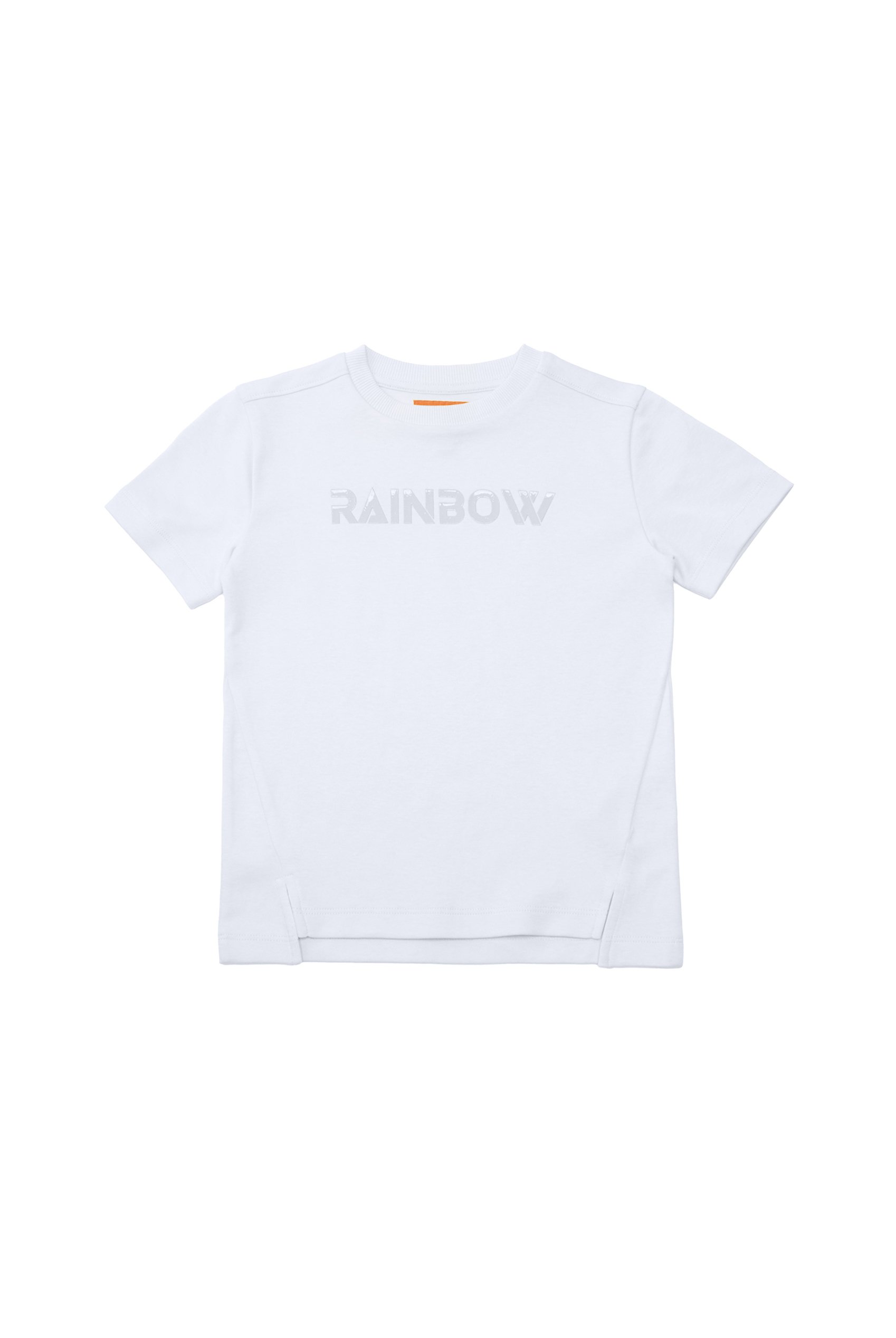 Crew Neck Shiny Printed T-Shirt