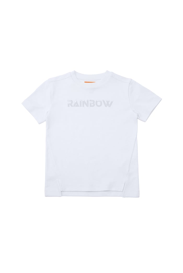 Crew Neck Shiny Printed T-Shirt