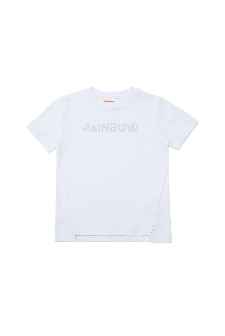 Crew Neck Shiny Printed T-Shirt