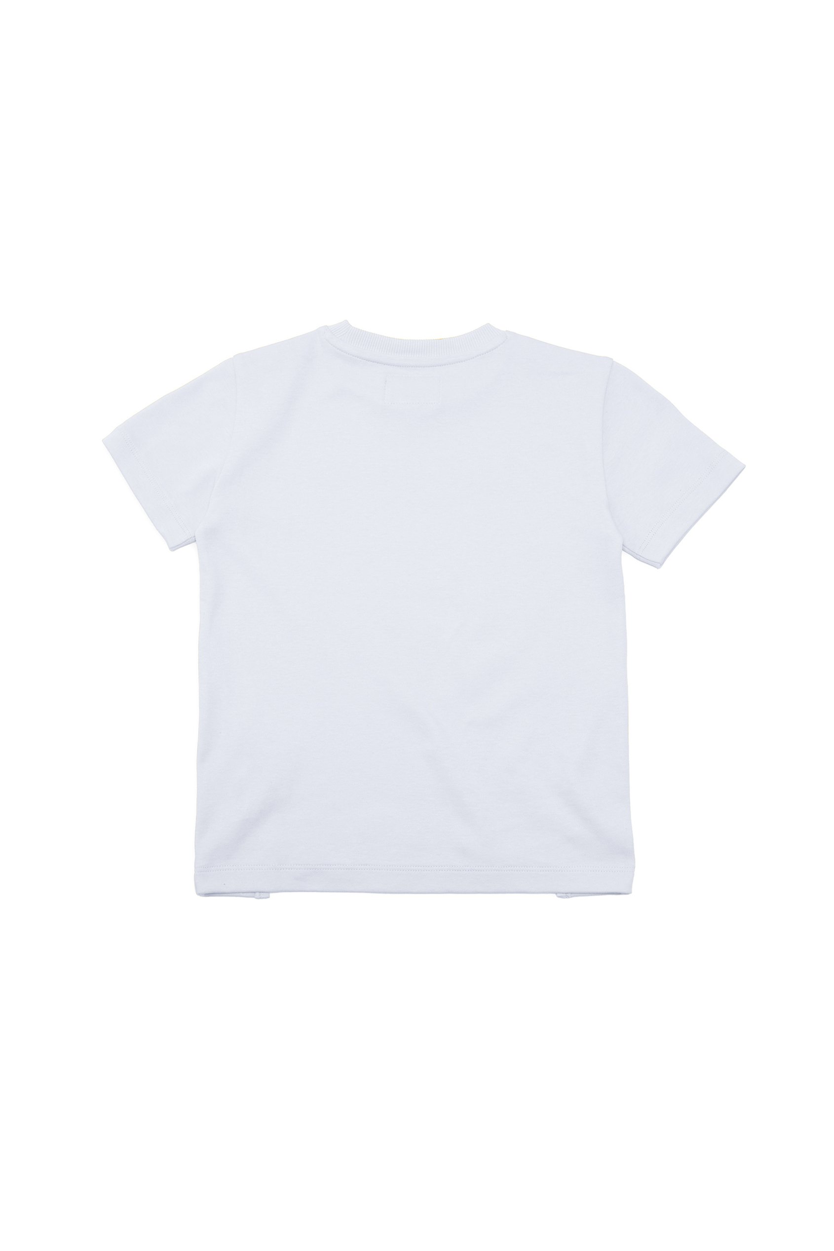 Crew Neck Shiny Printed T-Shirt