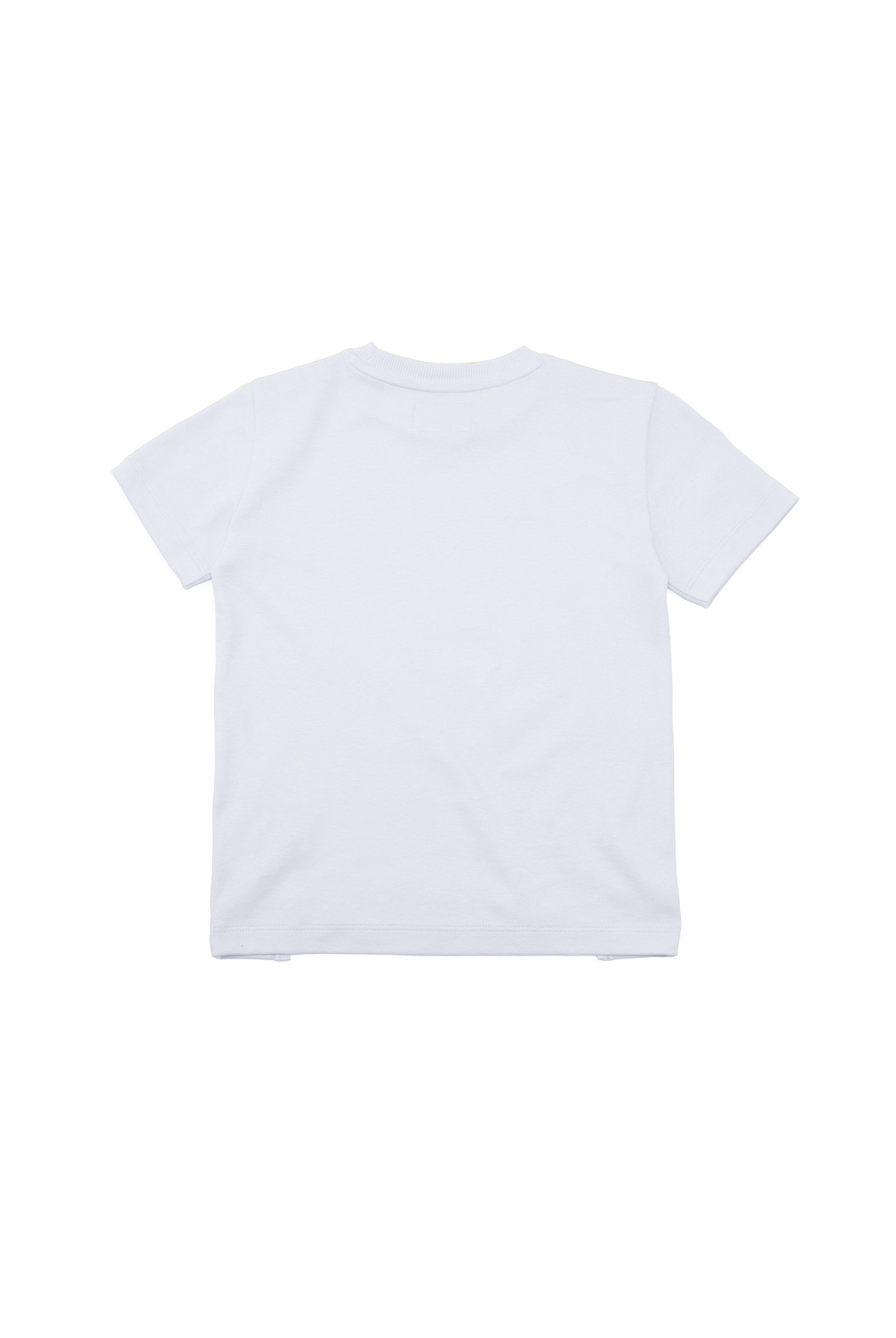 Crew Neck Shiny Printed T-Shirt