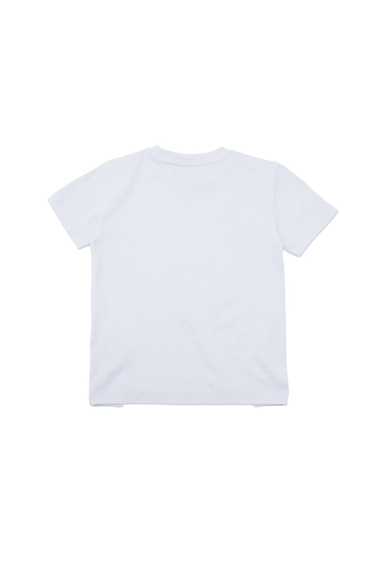 Crew Neck Shiny Printed T-Shirt