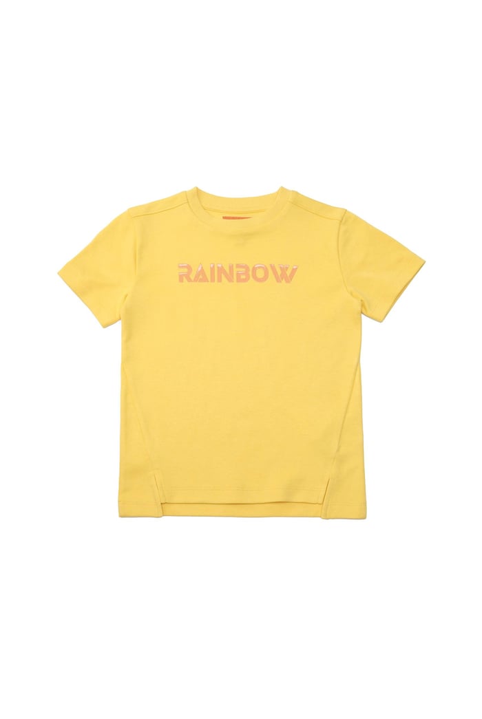Crew Neck Shiny Printed T-Shirt