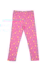 Girls Printed SS T-Shirt & Cropped Pyjama Set