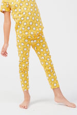 Girls Printed SS T-Shirt & Cropped Pyjama Set