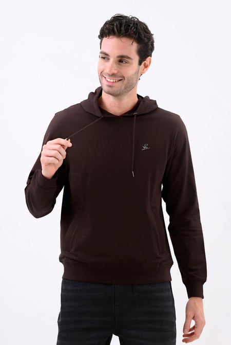 White Premium Pull Over Hoodie With Signature Logo