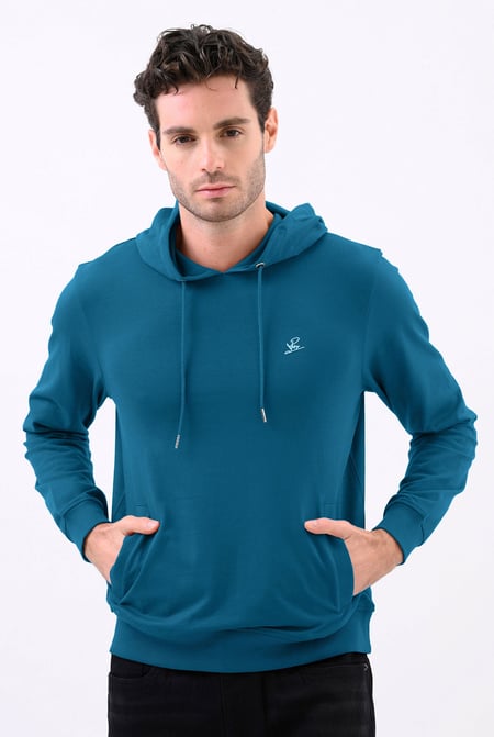White Premium Pull Over Hoodie With Signature Logo