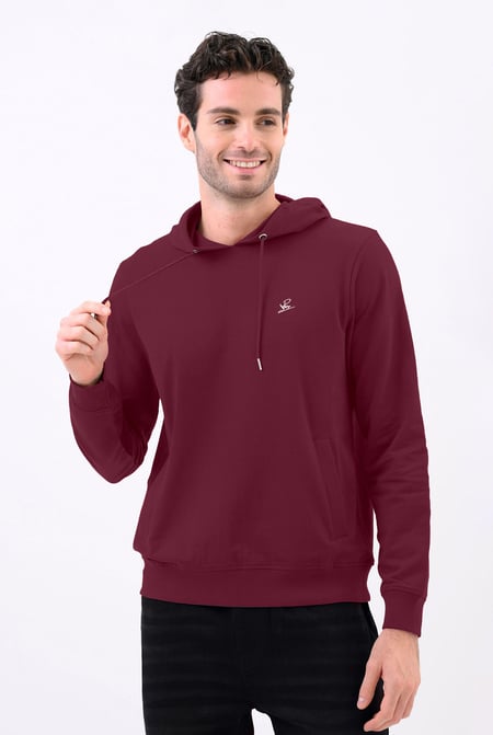 White Premium Pull Over Hoodie With Signature Logo