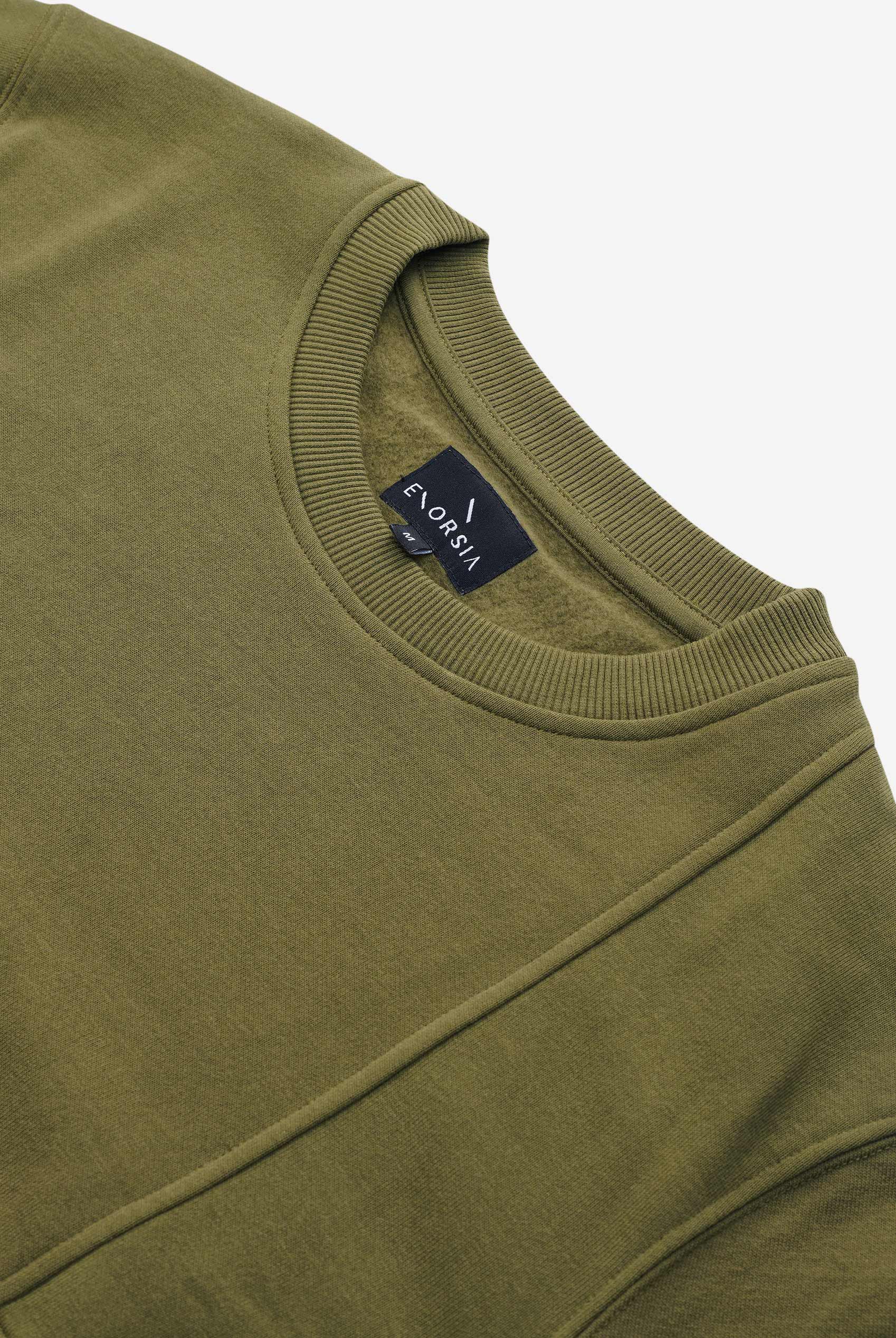Crew Neck Colour Block Sweatshirt
