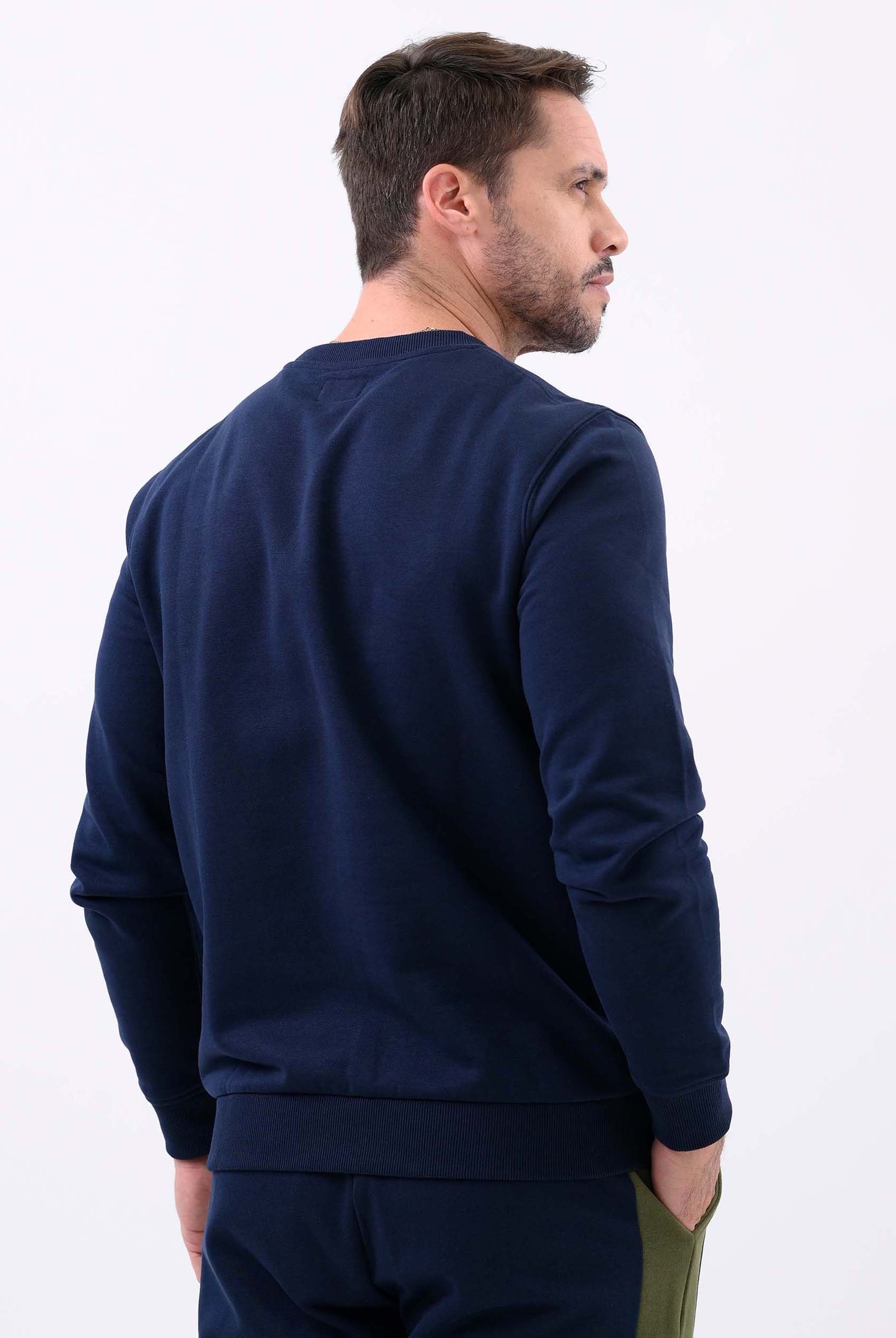 Crew Neck Colour Block Sweatshirt