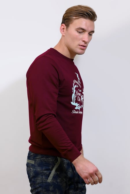 Red Paradise Surf Sweatshirt