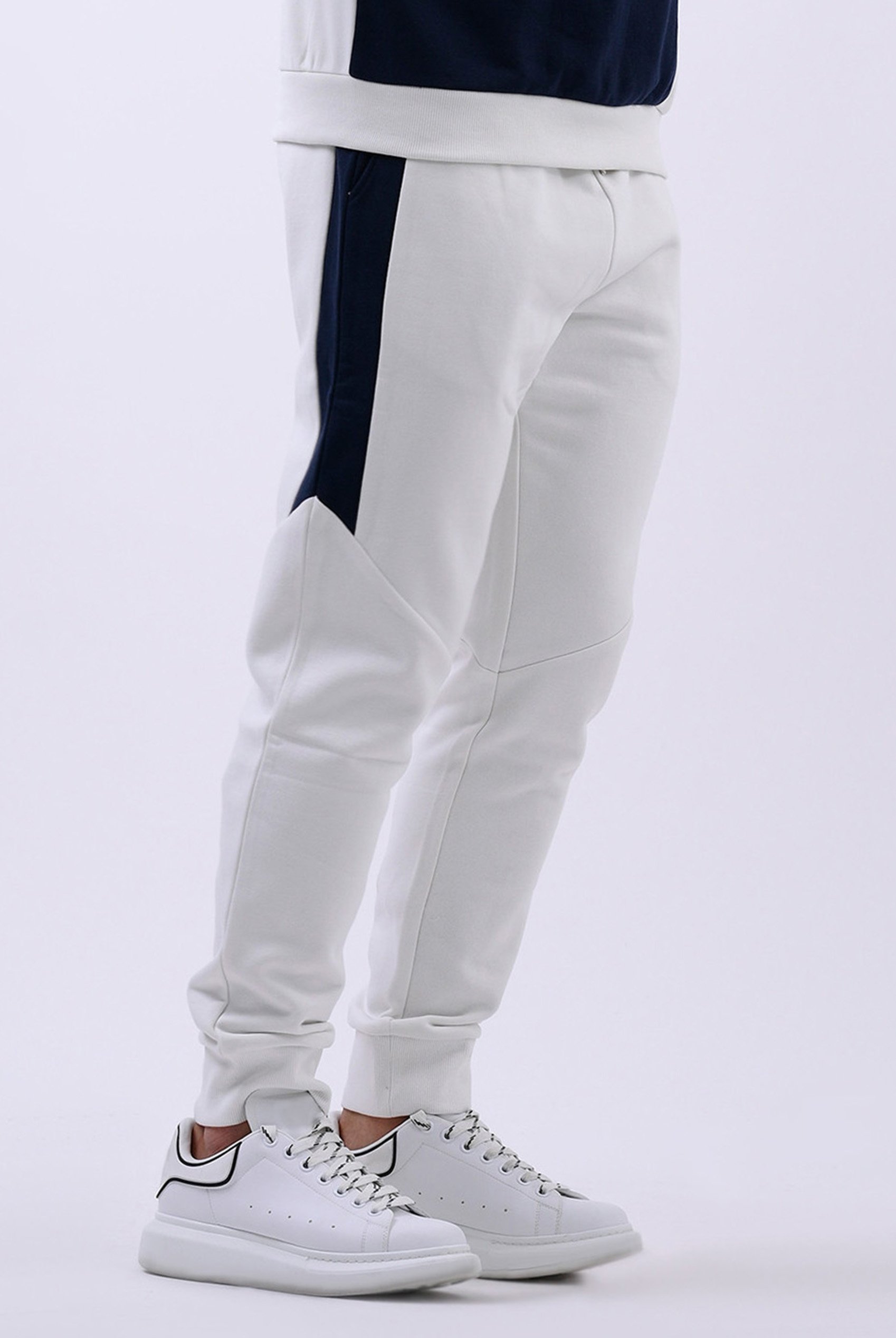 Colour Block Jersey Track Jogger