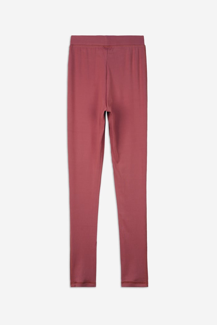 Womens High Waist Ribbed Leggings