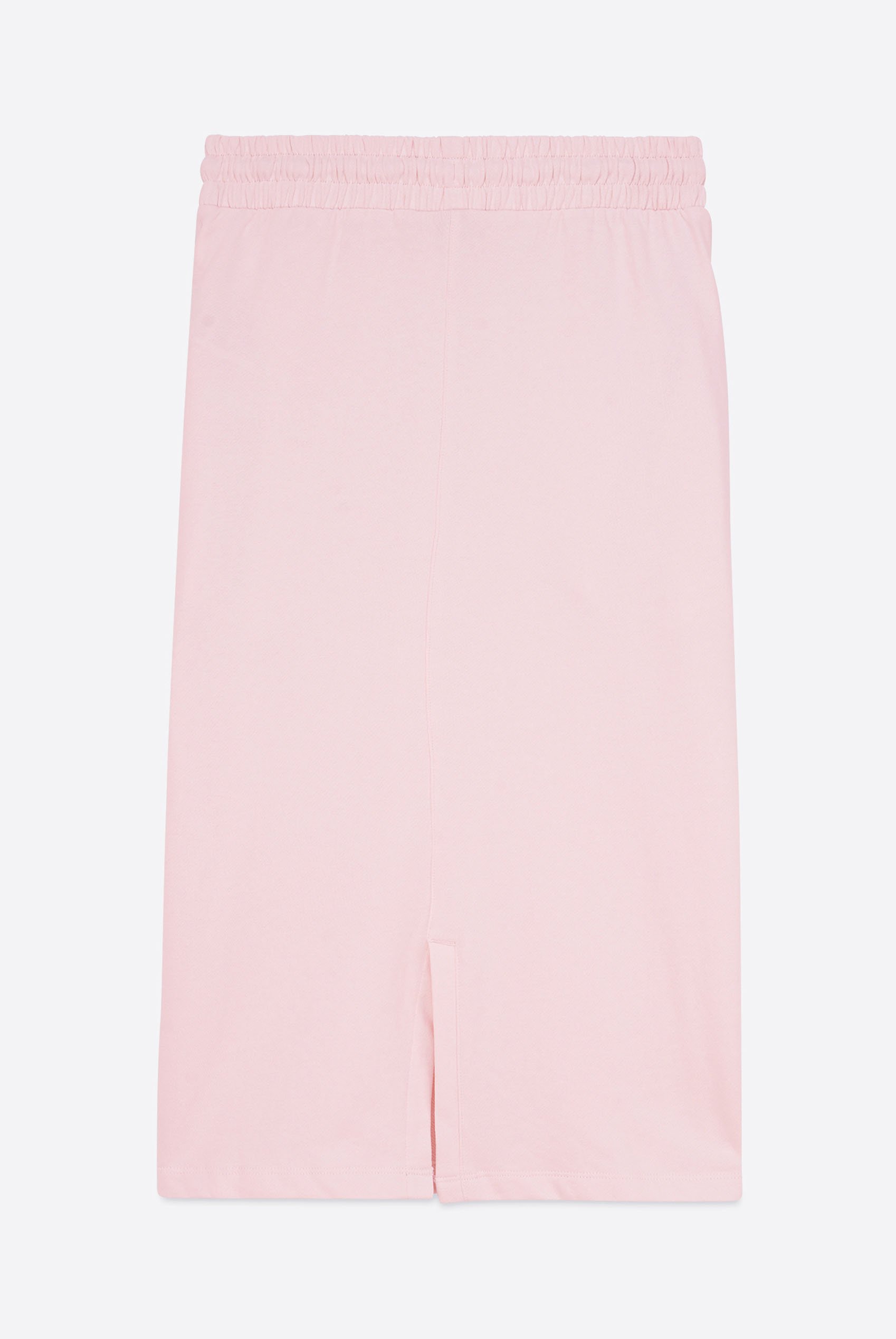 Split Back Terry Midi Skirt