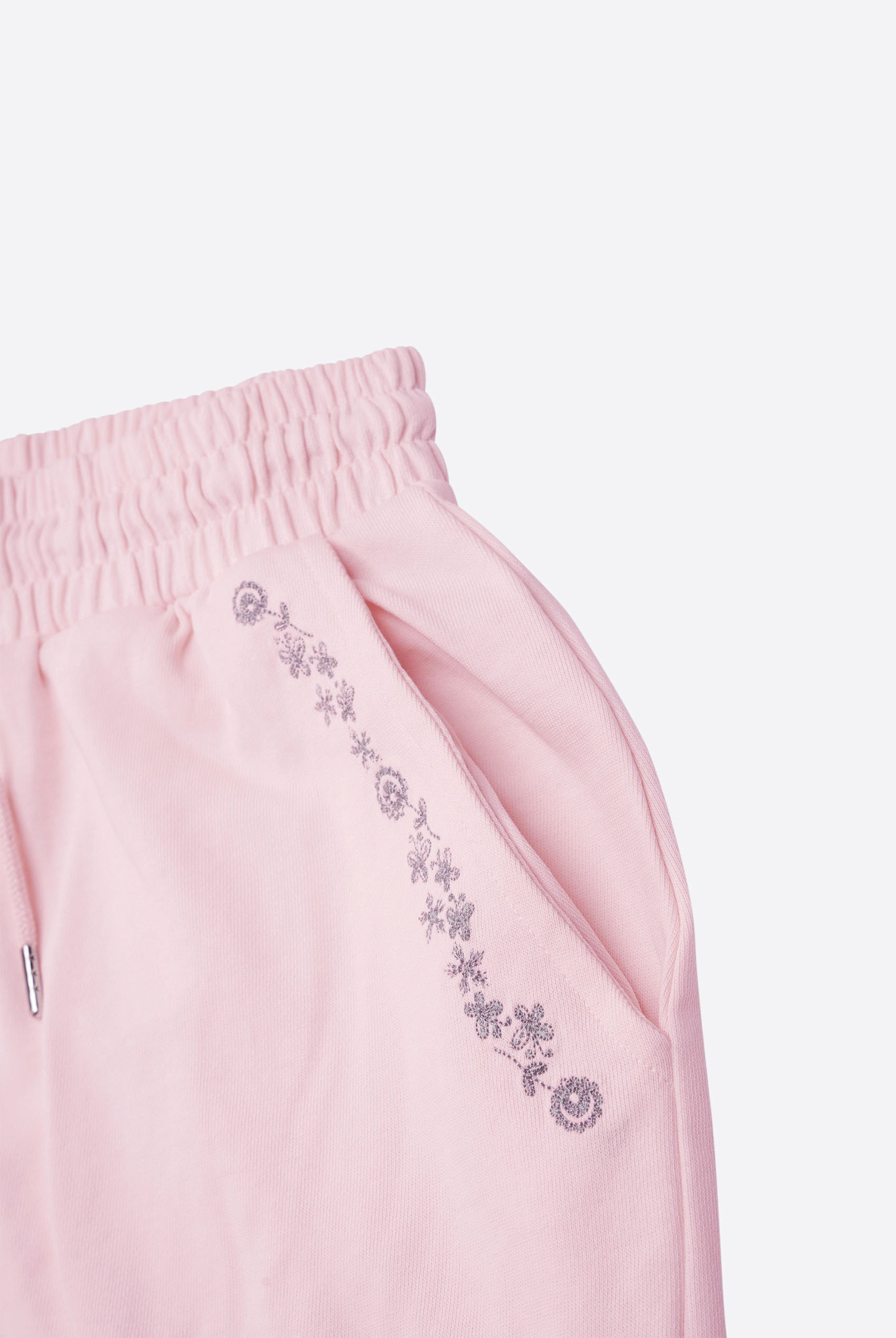 Split Back Terry Midi Skirt