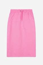 Split Back Terry Midi Skirt