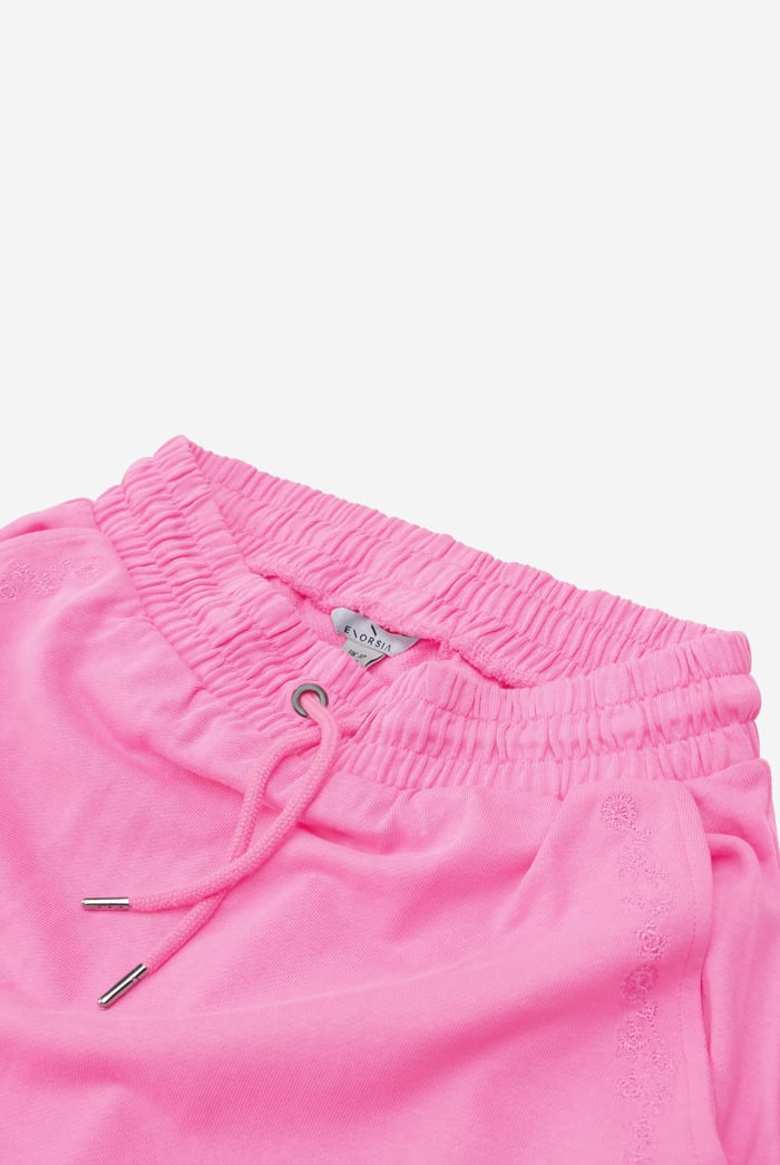 Split Back Terry Midi Skirt