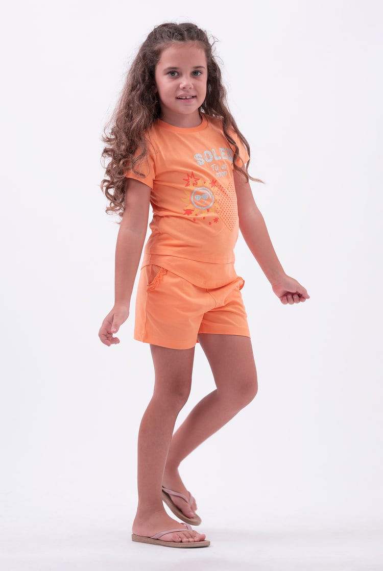 Frilly Pocket Jersey Shorts