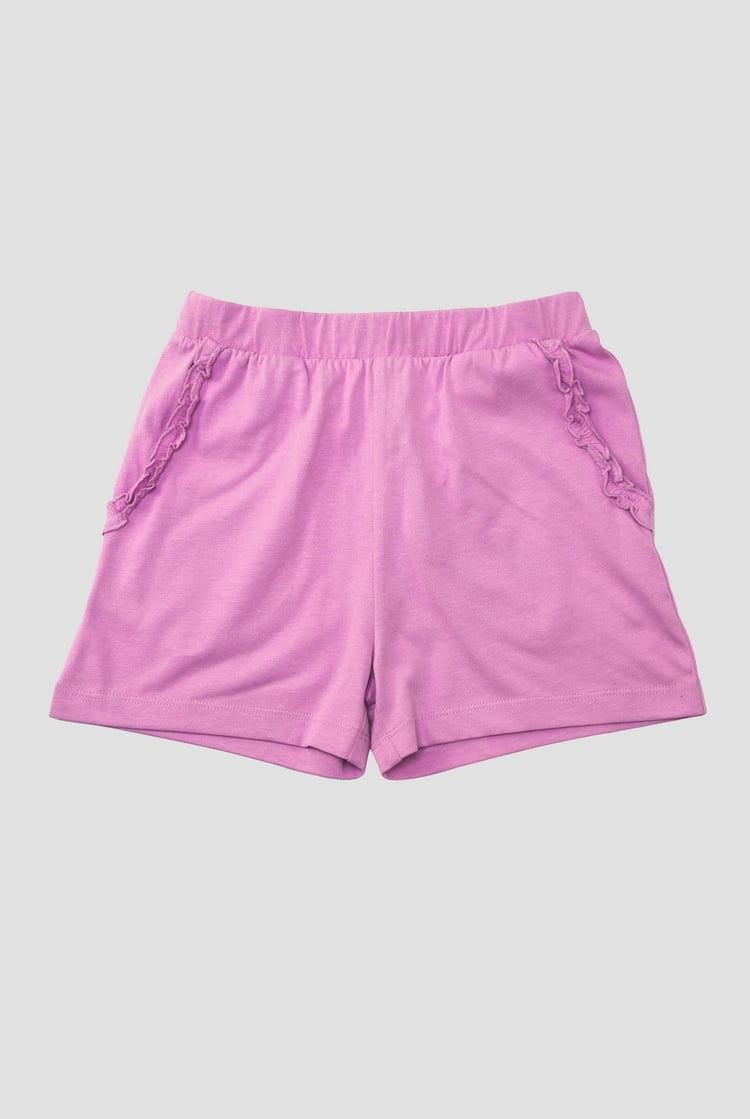 Frilly Pocket Jersey Shorts