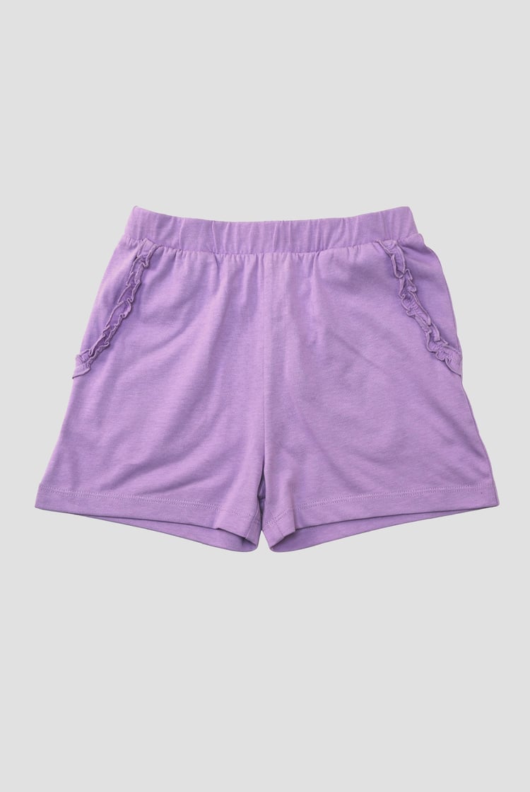 Frilly Pocket Jersey Shorts