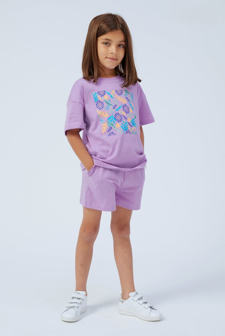 Frilly Pocket Jersey Shorts