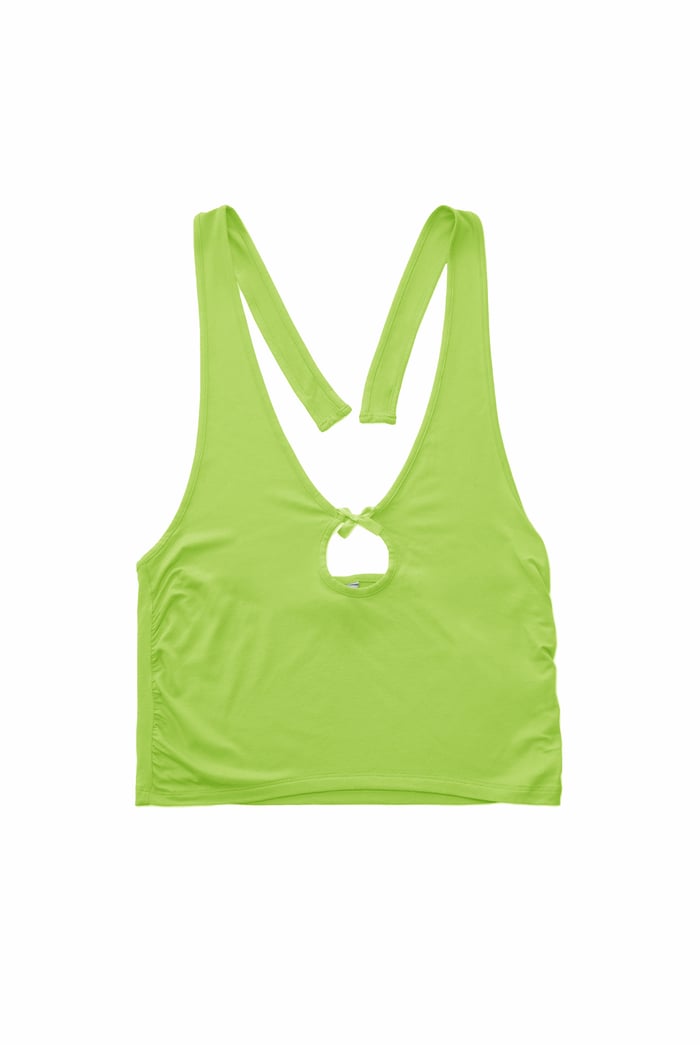 Halter Neck Crop Tank Top
