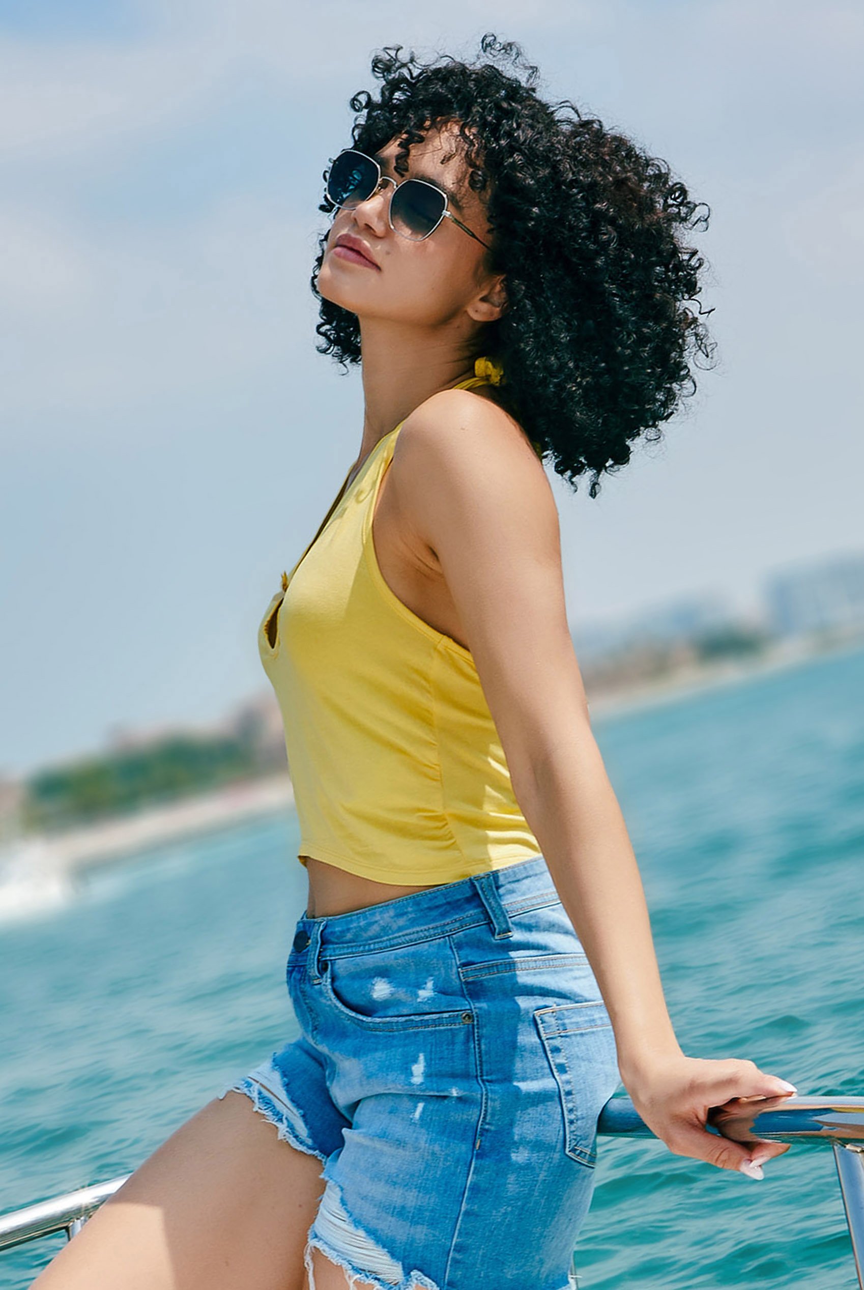 Halter Neck Crop Tank Top