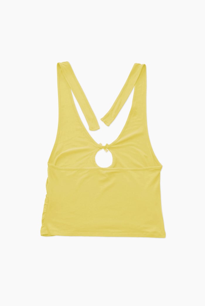 Halter Neck Crop Tank Top