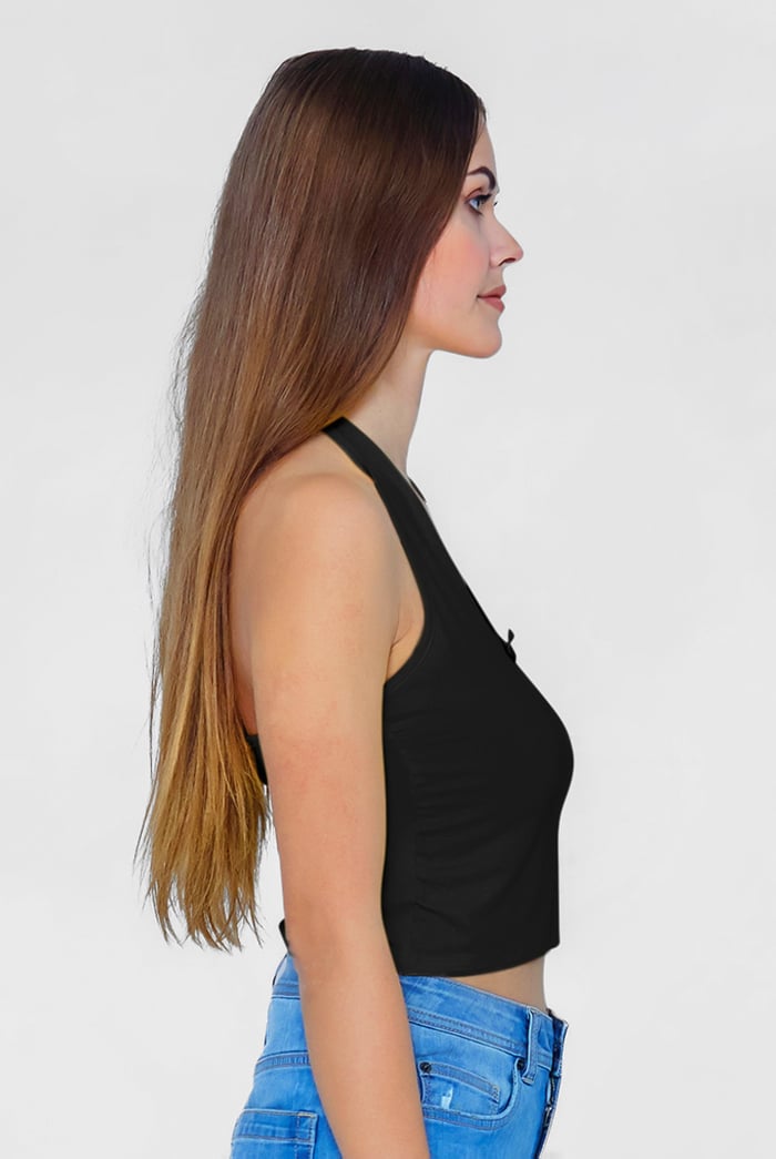 Halter Neck Crop Tank Top