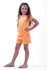 Double Layer Sunny Glitter Printed T-Shirt