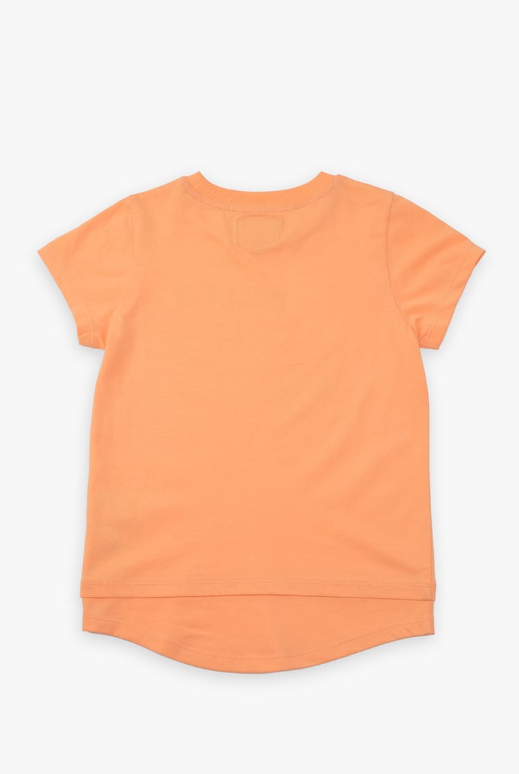 Double Layer Sunny Glitter Printed T-Shirt