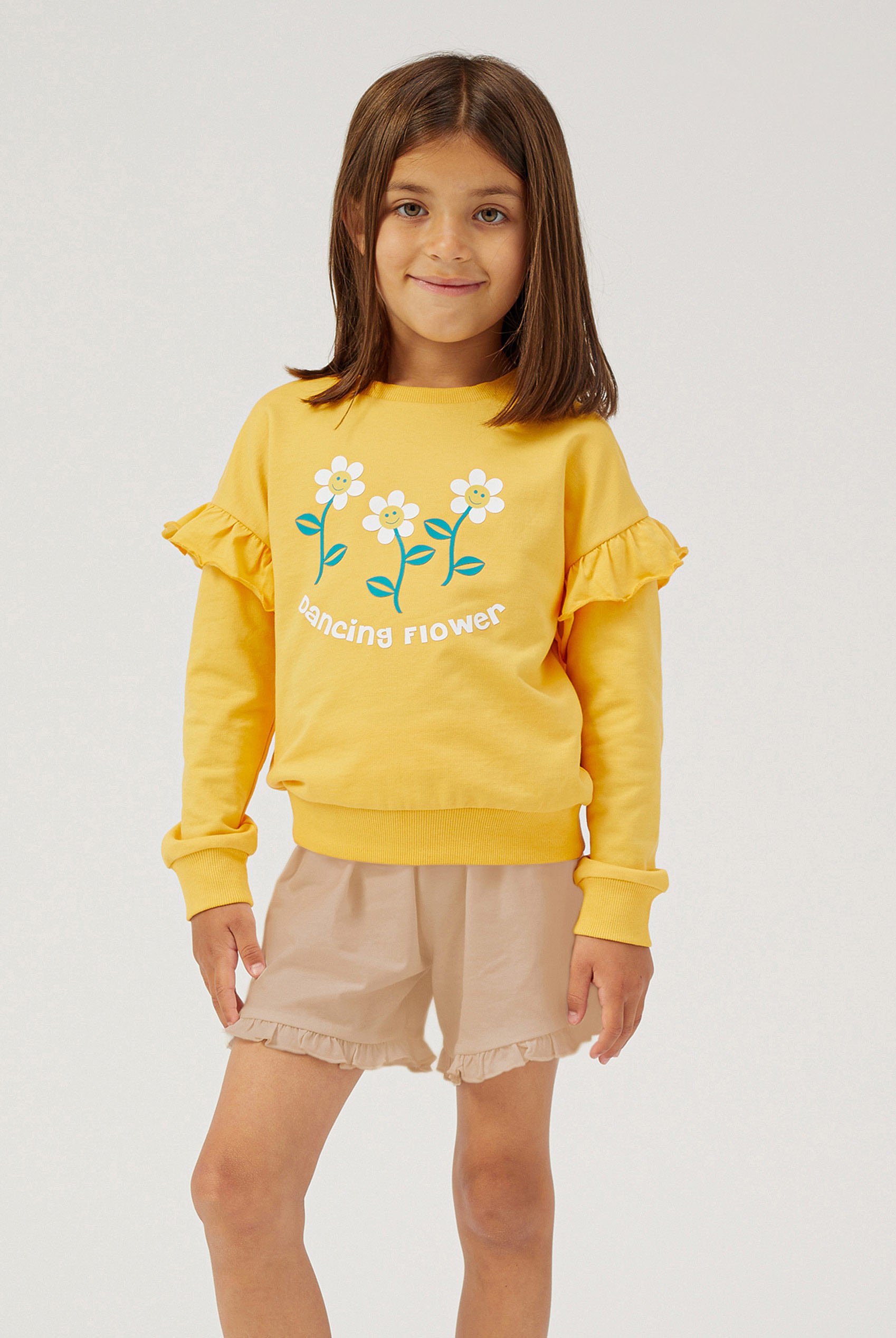 Frill Jersey Shorts