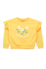 Girls Chest Print Sweatshirt