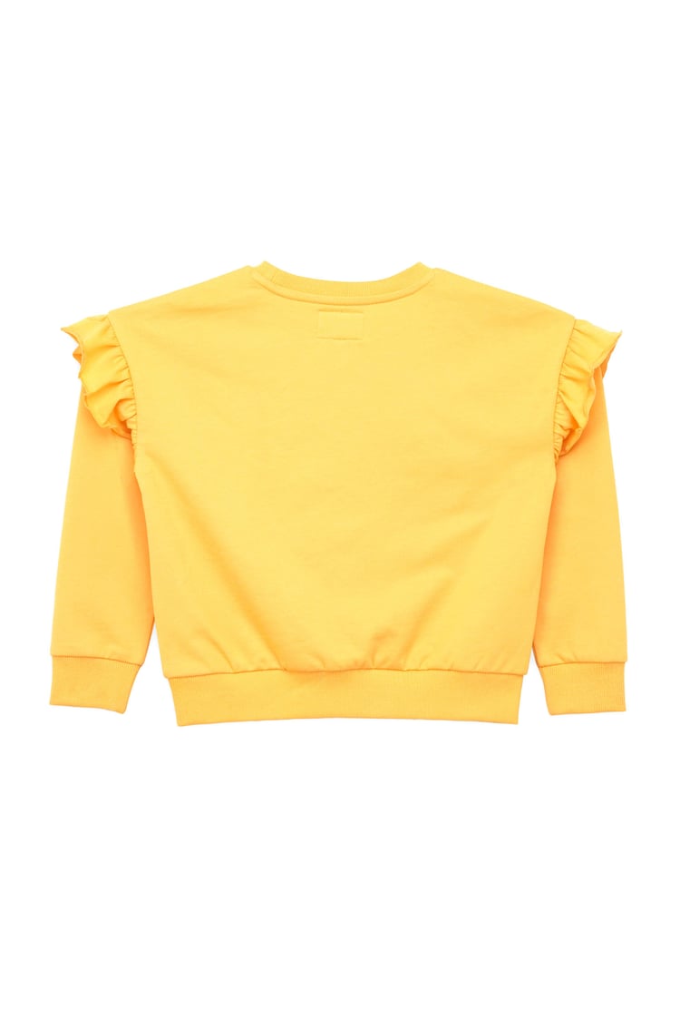 Girls Chest Print Sweatshirt