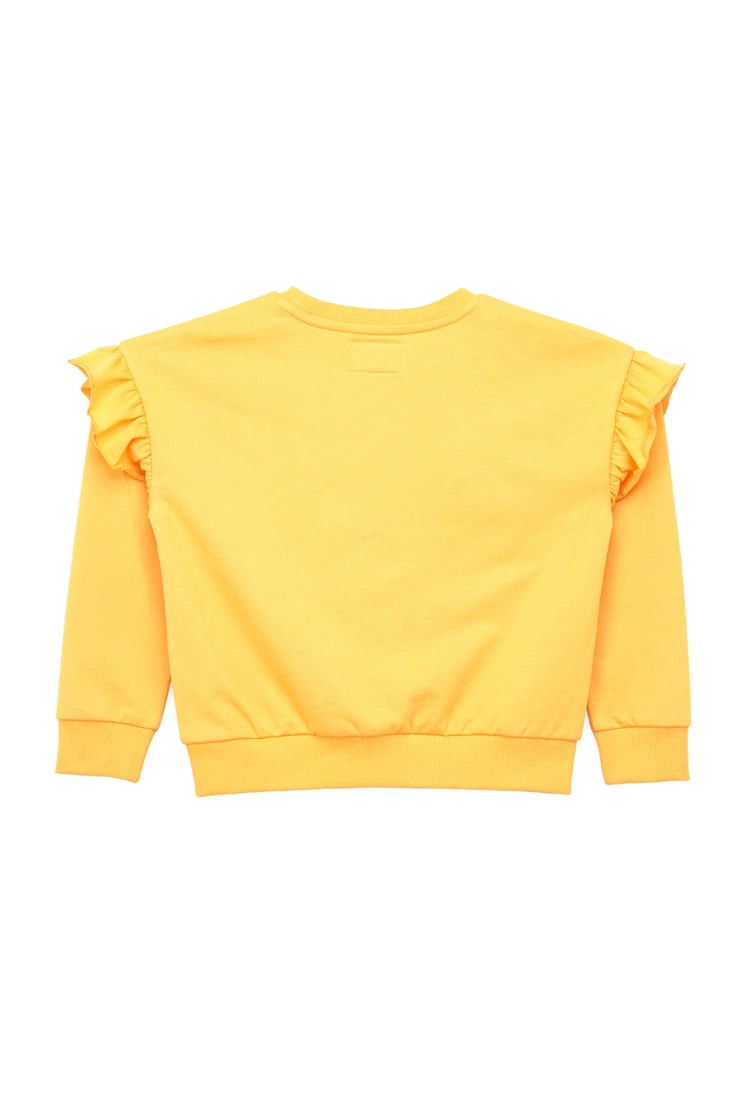 Girls Chest Print Sweatshirt