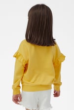 Girls Chest Print Sweatshirt