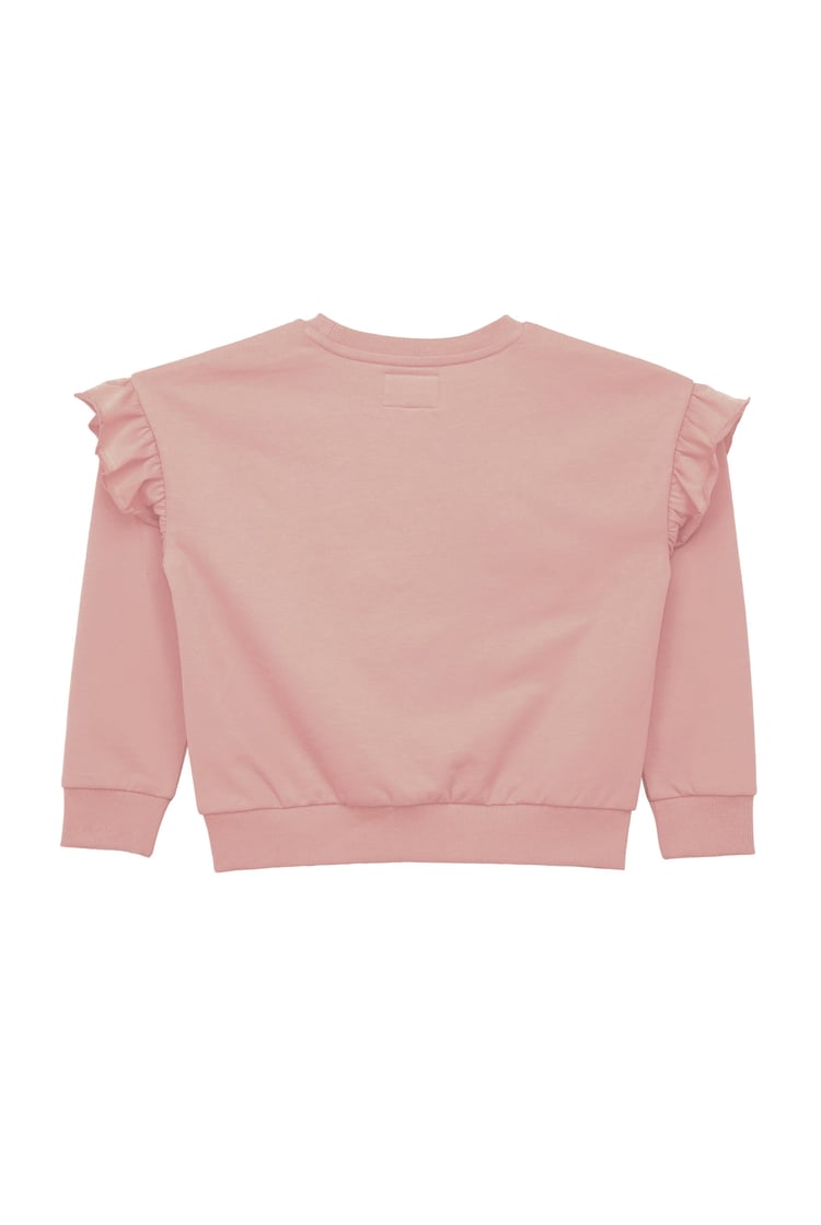 Girls Chest Print Sweatshirt