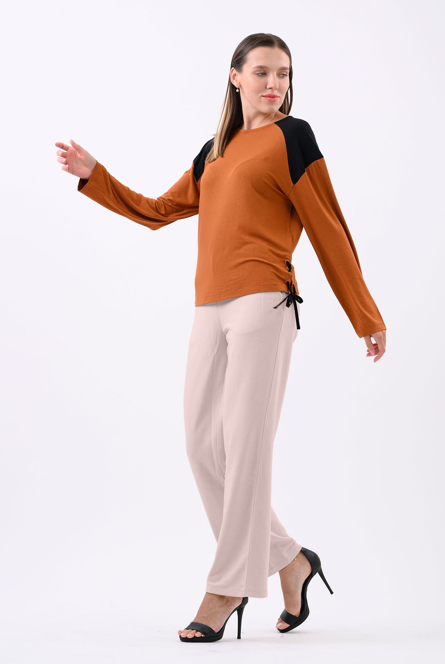 Womens Straight Leg Trousers