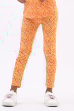 Girls Abstract Print T-Shirt & Leggings Set