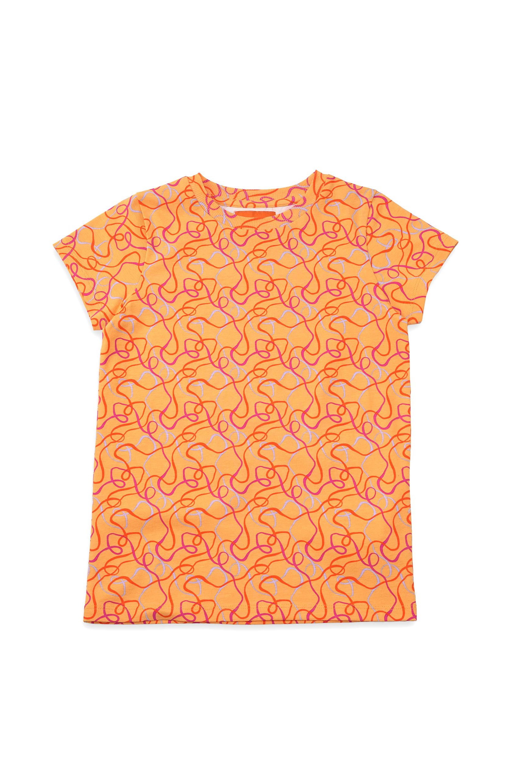 Girls Abstract Print T-Shirt & Leggings Set