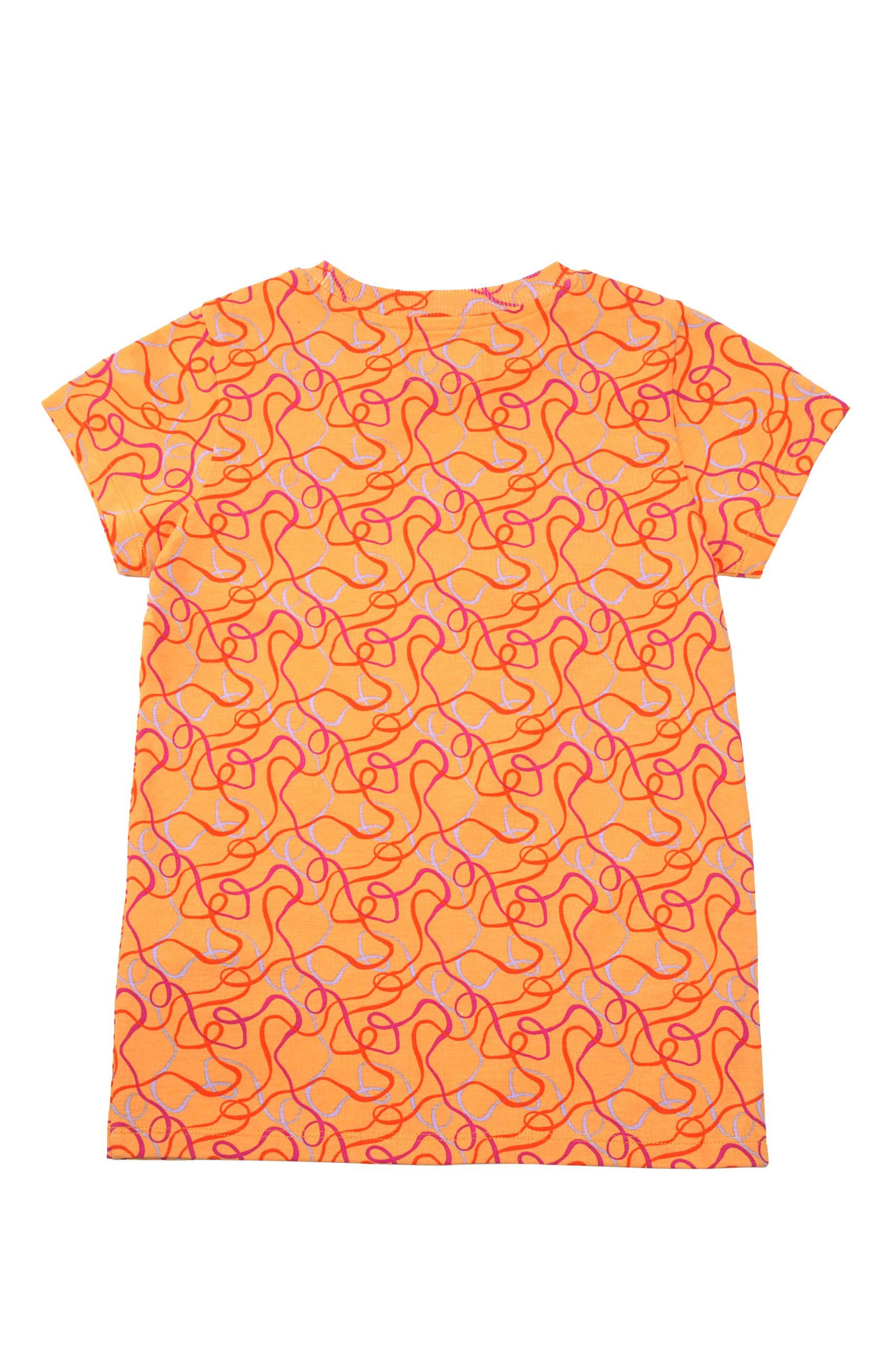 Girls Abstract Print T-Shirt & Leggings Set