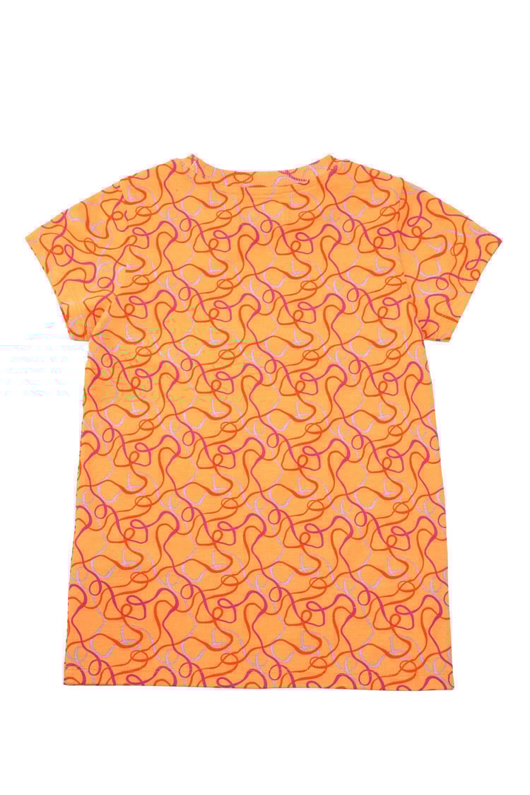 Girls Abstract Print T-Shirt & Leggings Set