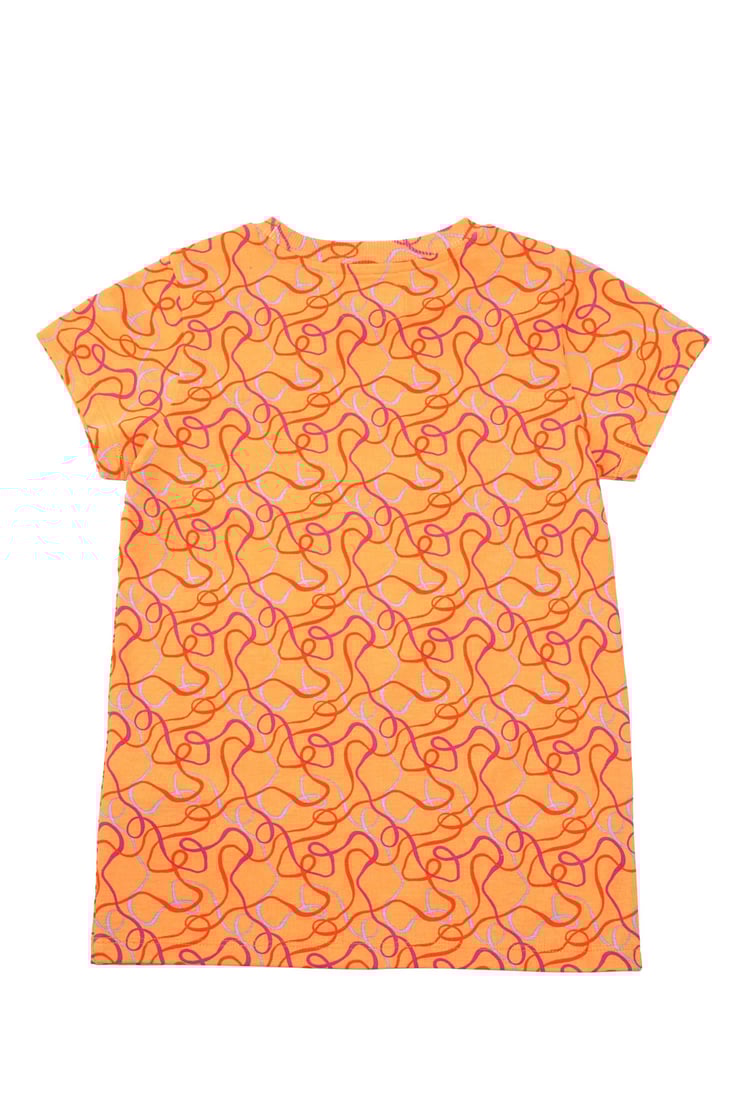 Girls Abstract Print T-Shirt & Leggings Set