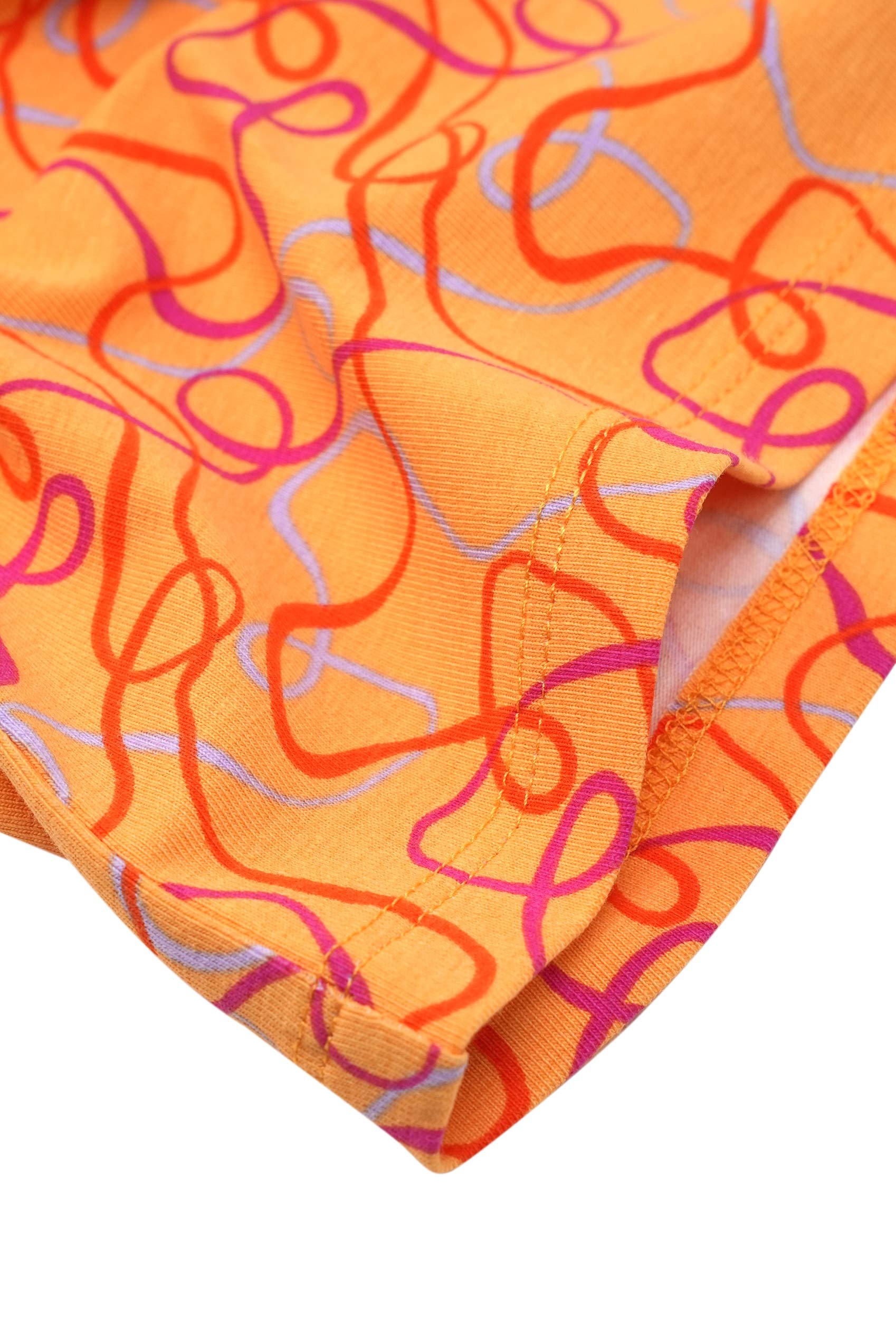 Girls Abstract Print T-Shirt & Leggings Set