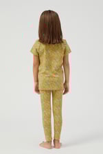 Girls Abstract Print T-Shirt & Leggings Set