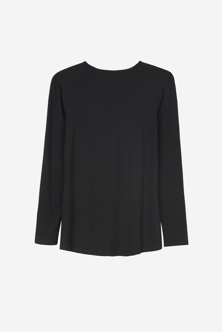 Zip Front Crew Neck T-Shirt