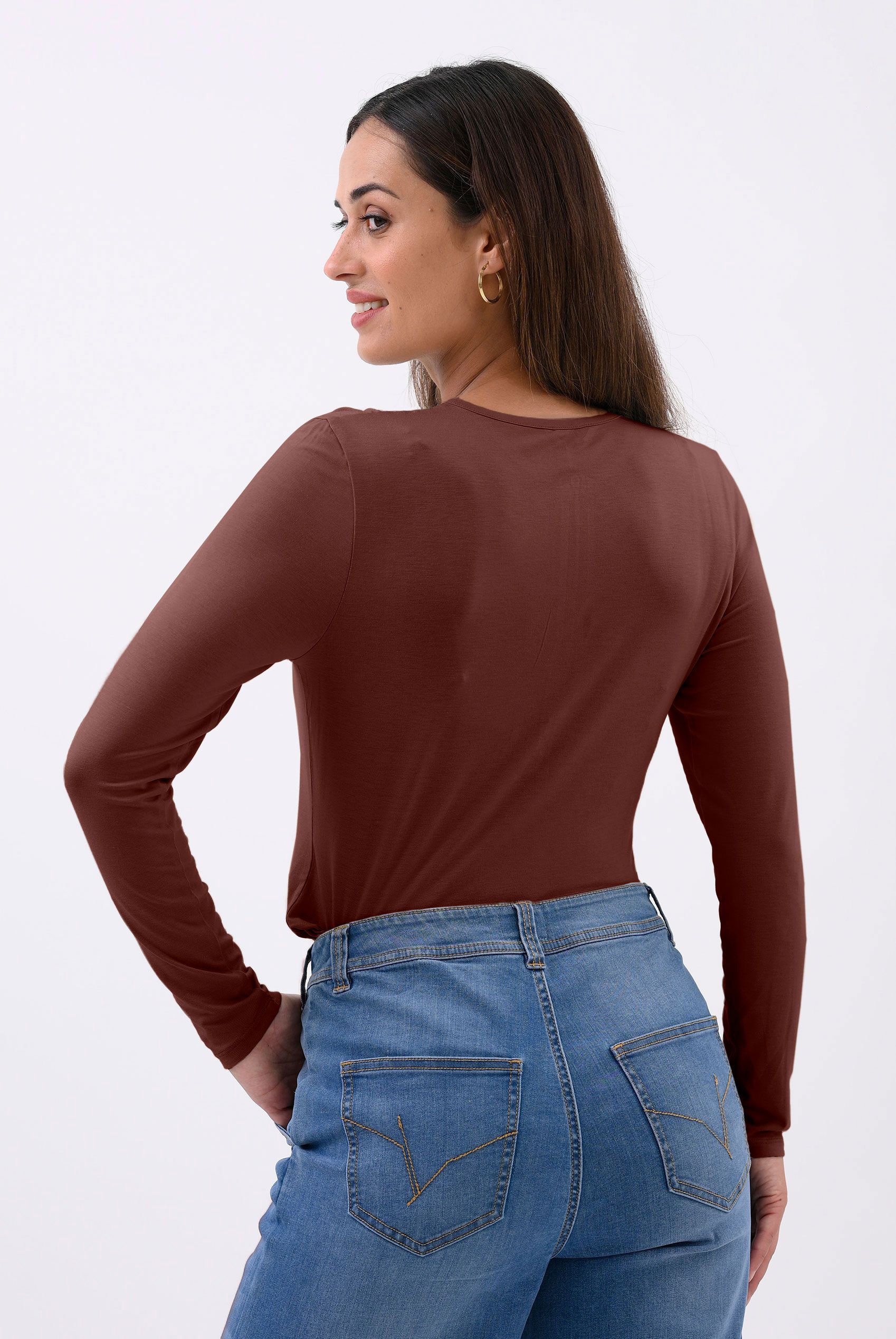 Zip Front Crew Neck T-Shirt