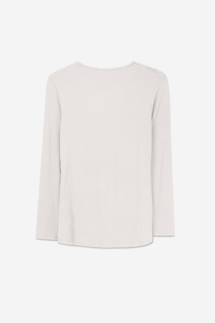 Zip Front Crew Neck T-Shirt